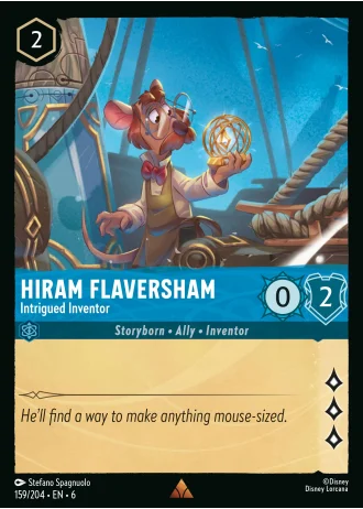 Hiram Flaversham - Intrigued Inventor #159/204 — Azurite Sea
