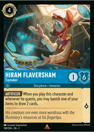 Hiram Flaversham - Toymaker #149/204 — Rise of the Floodborn