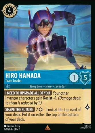 Hiro Hamada - Team Leader #154/204 — Azurite Sea