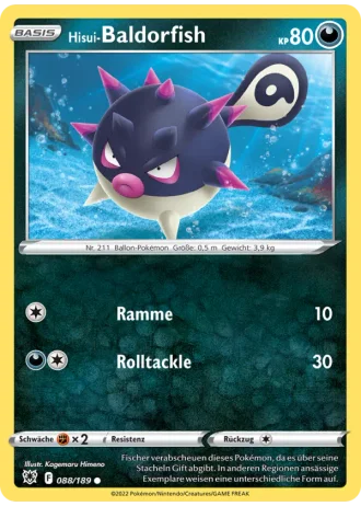 Hisui-Baldorfish #088/189 — Astralglanz