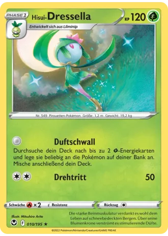 Hisui-Dressella #010/195 — Silberne Sturmwinde