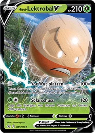 Hisui-Lektrobal V SWSH294 — Schwert & Schild Promos