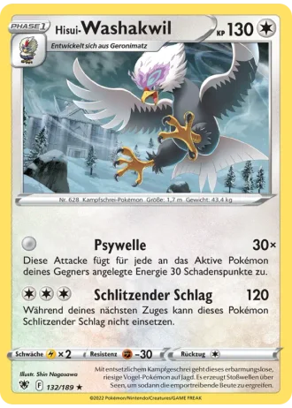 Hisui-Washakwil #132/189 — Astralglanz