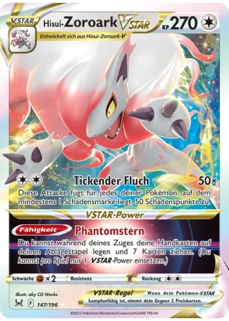 Hisui-Zoroark VSTAR #147/196 — Verlorener Ursprung