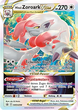 Hisui-Zoroark VSTAR SWSH298 — Schwert & Schild Promos