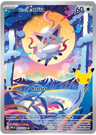 Hisui-Zorua #145/128 — 30 Jahre