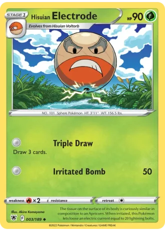 Hisuian Electrode #003/189 — Astral Radiance