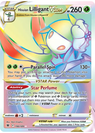 Hisuian Lilligant VSTAR #190/189 — Astral Radiance