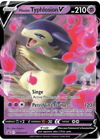 Hisuian Typhlosion V SWSH237 — Sword & Shield Promos