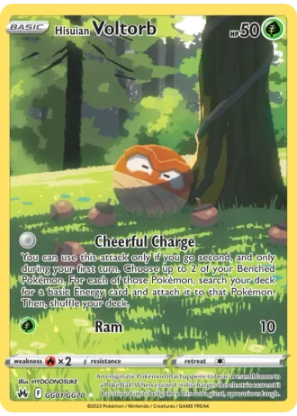 Hisuian Voltorb GG01/70 — Galarian Gallery (Crown Zenith)