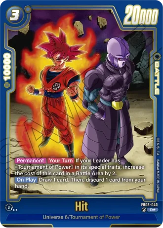 Hit (Alternative Art) FB08-040 — Saiyan's Pride (FB08)