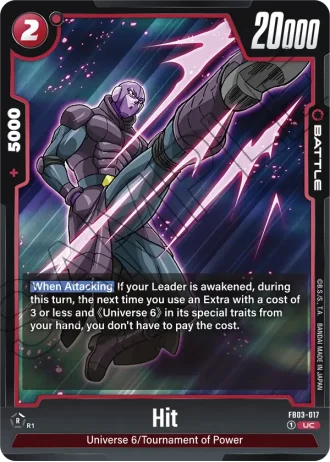 Hit  FB03-017 — Raging Roar (FB03)