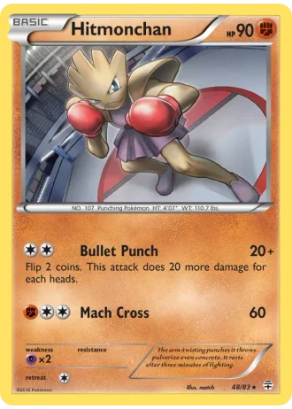 Hitmonchan #48/83 — Generations