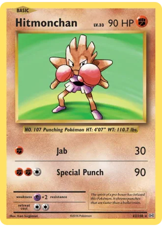 Hitmonchan #62/108 — Evolutions