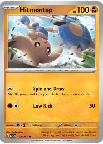 Hitmontop #102 — Ascended Heroes