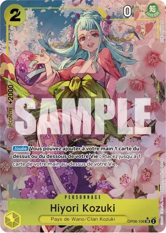 Hiyori Kozuki (OP06-106) (Reprint) — ONE PIECE CARD THE BEST (PRB01)