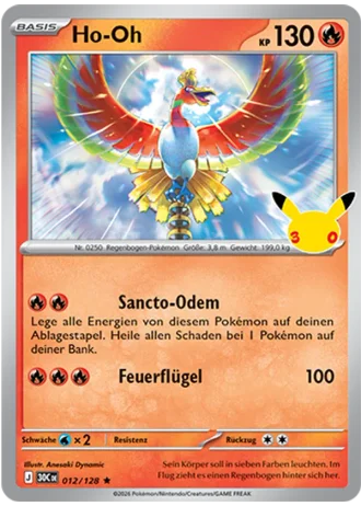 Ho-Oh #012/128 — 30 Jahre