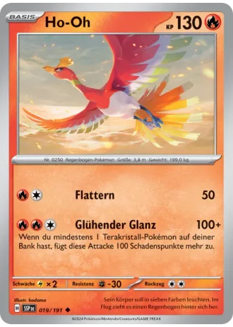 Ho-Oh #019/191 — Stürmische Funken