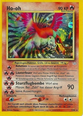 Ho-oh (1. Edition) #7/64 — Neo Revelation (1. Edition)