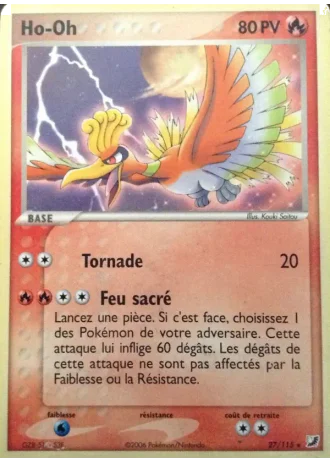 Ho-Oh #27/115 — EX Forces Cachées