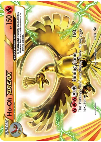 Ho-Oh BREAK XY154 — XY Promos