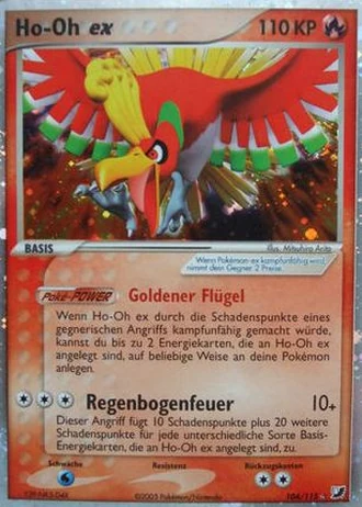 Ho-oh ex #104/115 — EX Verborgene Mächte