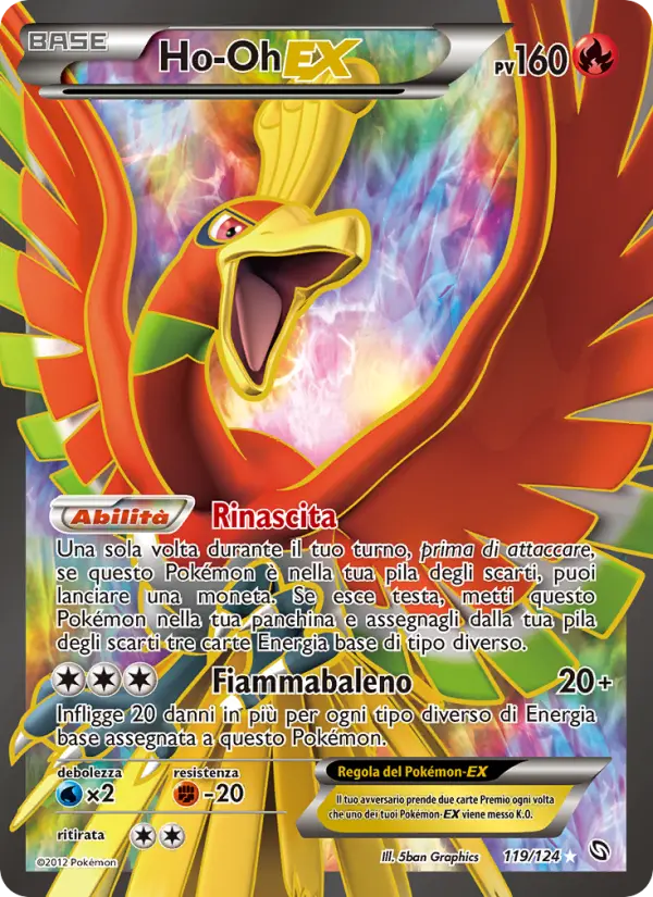 Ho-Oh EX #119 — Stirpe dei Draghi