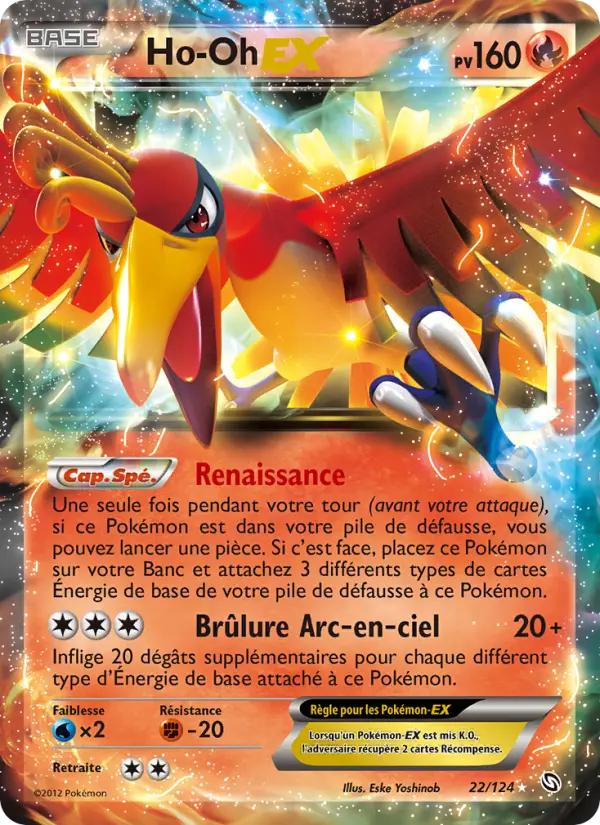 Ho-Oh EX #22 — Dragons Exaltés
