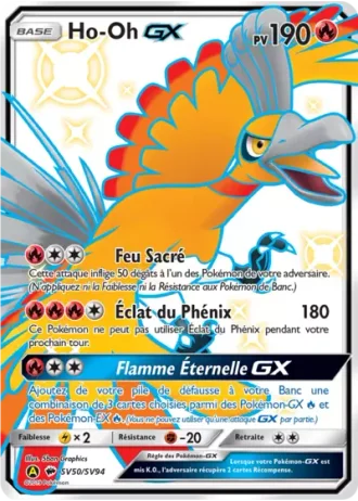 Ho-Oh GX SV50 — Coffre Chromatique (Destinées Occultes)