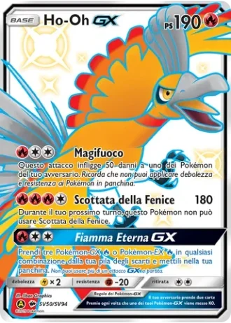 Ho-Oh GX SV50/94 — Tesoro Cromatico (Destino Sfuggente)