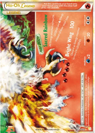 Ho-Oh LEGEND #112 — HeartGold SoulSilver