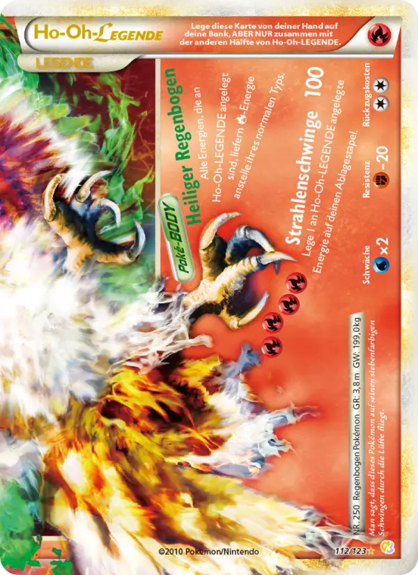 Ho-Oh LEGENDE #112 — HeartGold SoulSilver