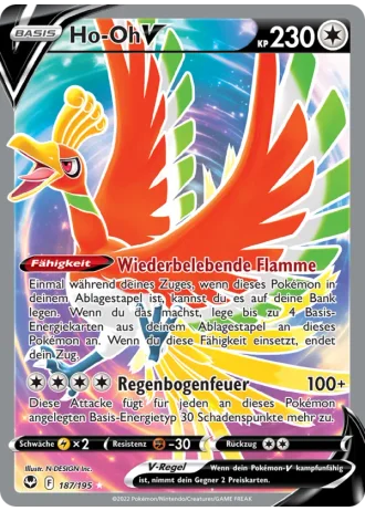 Ho-Oh V #187/195 — Silberne Sturmwinde