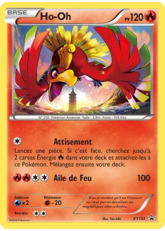 Ho-Oh XY153 — XY Promos