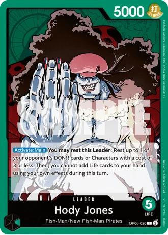 Hody Jones (OP06-020) — Wings of the Captain (OP06)