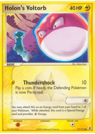 Holon's Voltorb #71/113 — EX Specie Delta