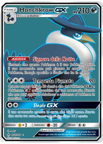 Honchkrow GX #202 — Legami Inossidabili