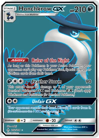 Honchkrow GX #202/214 — Unbroken Bonds