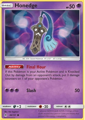 Honedge #46/131 — Forbidden Light