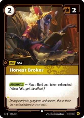 Honest Broker #155/221 — Spiritforged