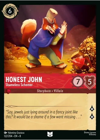 Honest John - Shameless Schemer #122/204 — Reign of Jafar