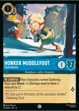 Honker Muddlefoot - Timid Genius #143/204 — Winterspell