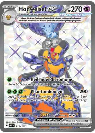 Honweisel ex #212/197 — Obsidianflammen