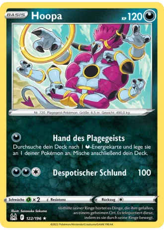 Hoopa #122/196 — Verlorener Ursprung