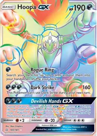 Hoopa GX #187 — Team Up