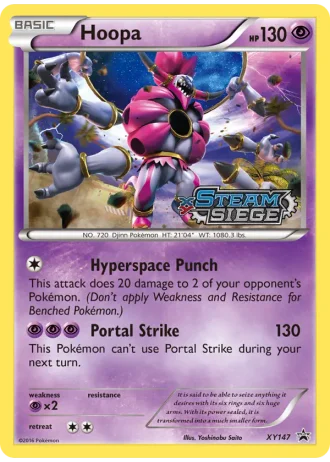 Hoopa XY147 — XY Promos