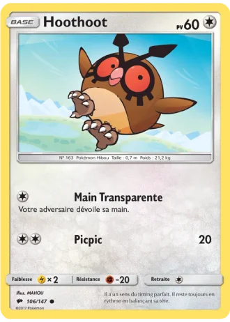 Hoothoot #106 — Ombres Ardentes