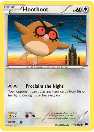 Hoothoot #119/162 — BREAKthrough
