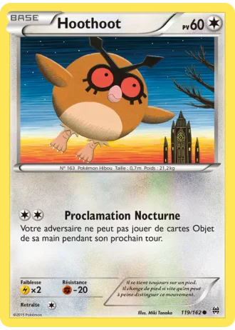 Hoothoot #119/162 — Impulsion Turbo