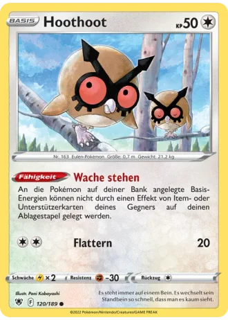 Hoothoot #120/189 — Astralglanz